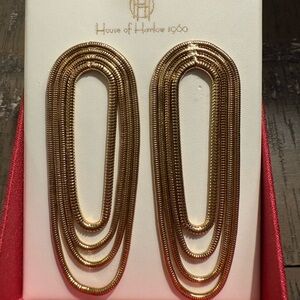 House of Harlow 1960 Gold Layered Earrings